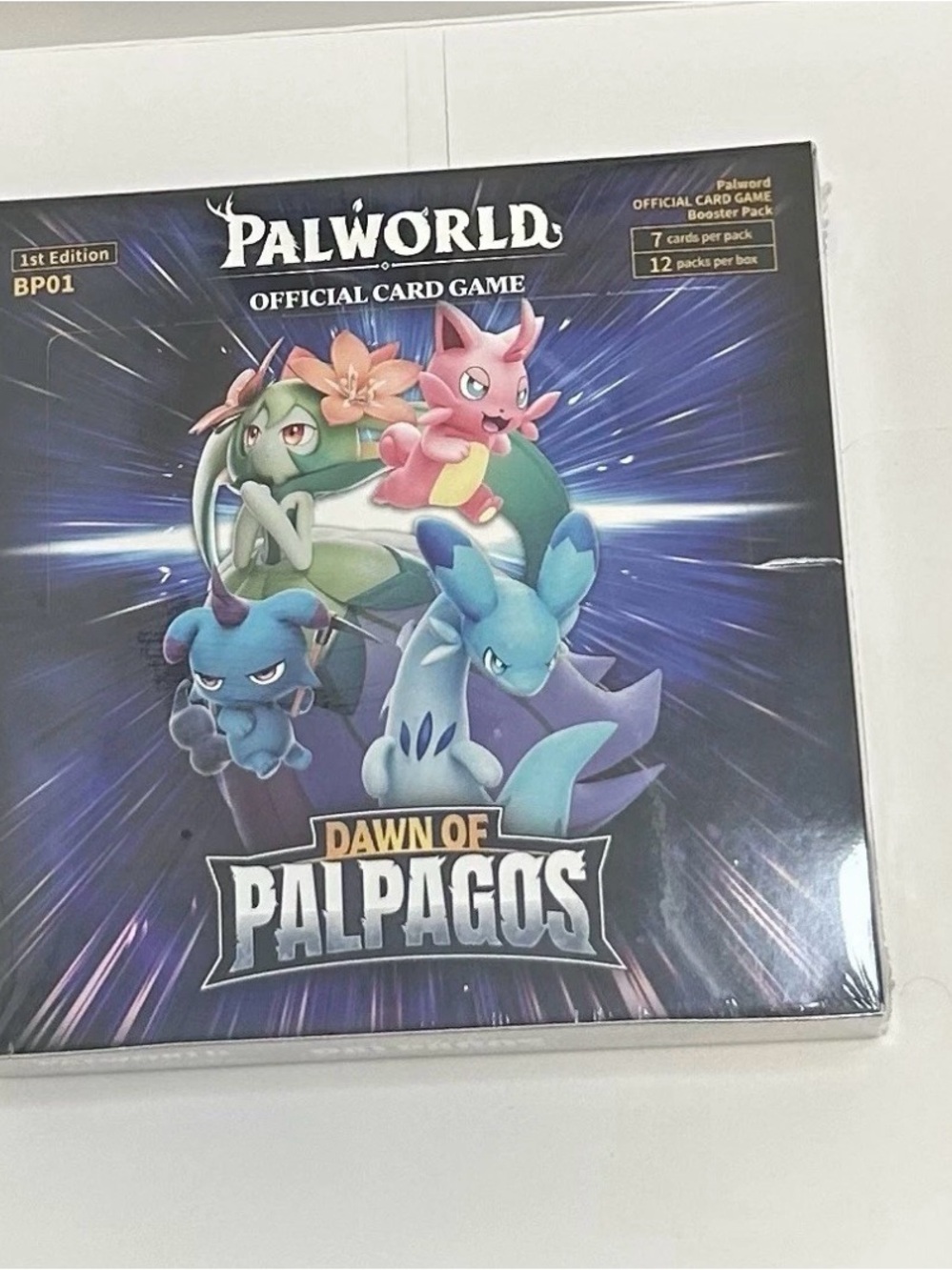 Palworld TCG Dawn of Palpagos BOOSTER BOX Sealed ENGLISH 1st Edition 12 Packs